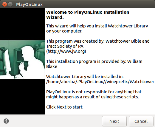 Watchtower Library Installation Wizard
